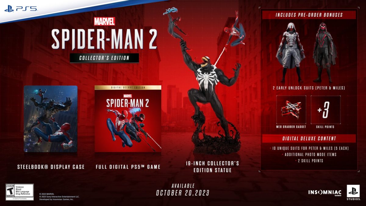 Marvel’s Spider-Man 2: Release Date, Collector’s Edition, Preorder Bonuses Revealed