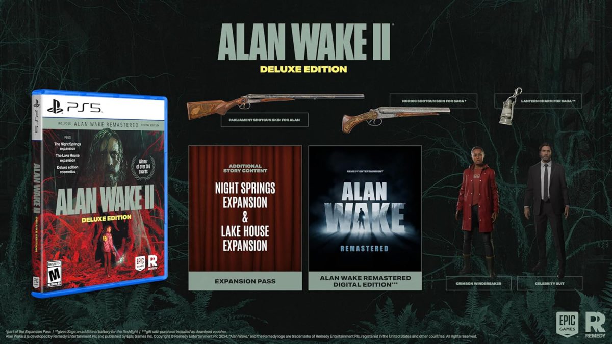 Alan Wake 2 Deluxe Edition Is on Sale at Amazon for Black Friday