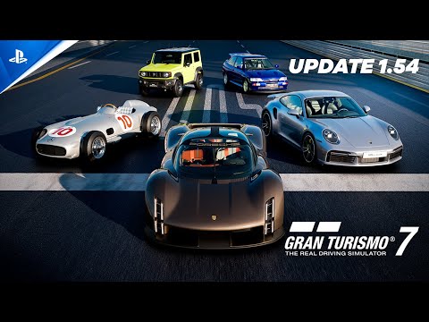 Gran Turismo 7 Update 1.54 brings five new cars, a Café Menu, World Circuit Events, and a GT Sophy AI update