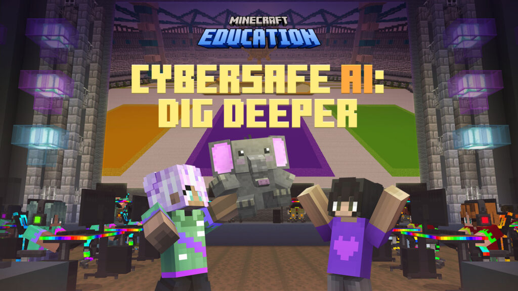 Celebrating Safer Internet Day by Digging Deeper into AI with Minecraft Education